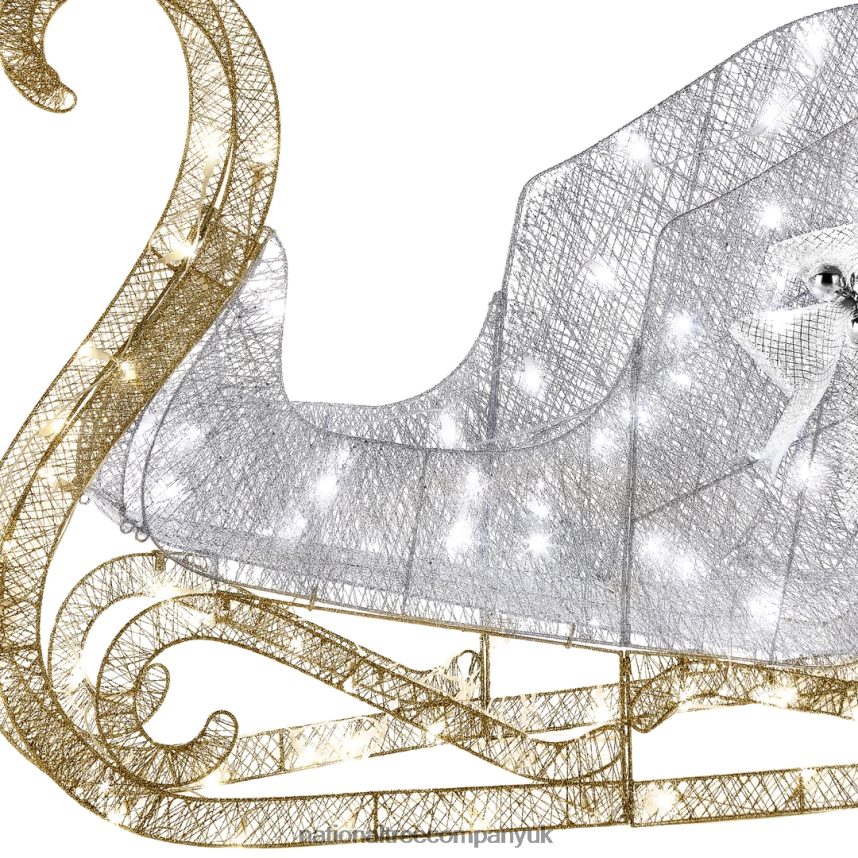 decoration | National Tree Company 48 in Santas Sleigh with Cool White LED Lights F2L4F595